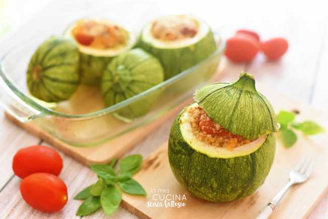zucchine ripiene al forno