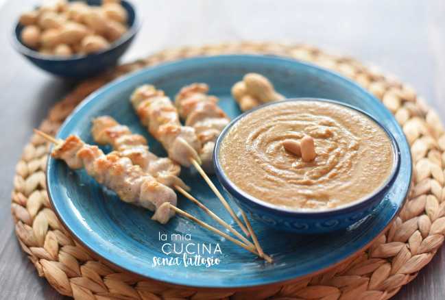 salsa agli arachidi senza lattosio