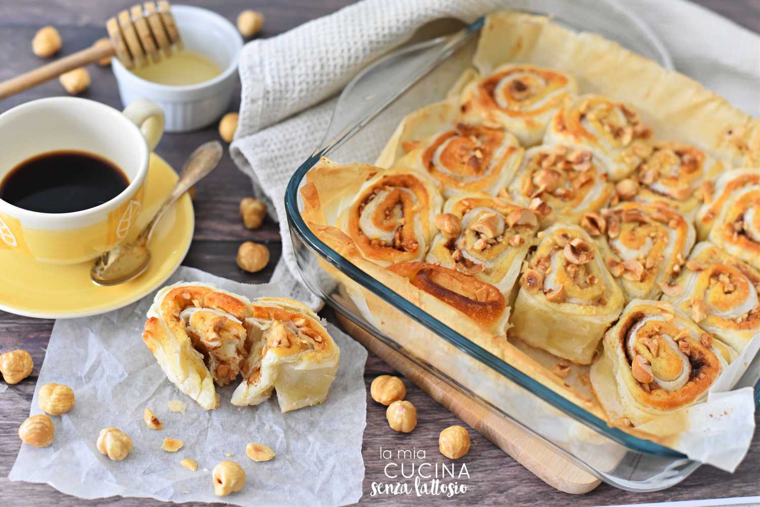 brioches cannella e nocciole