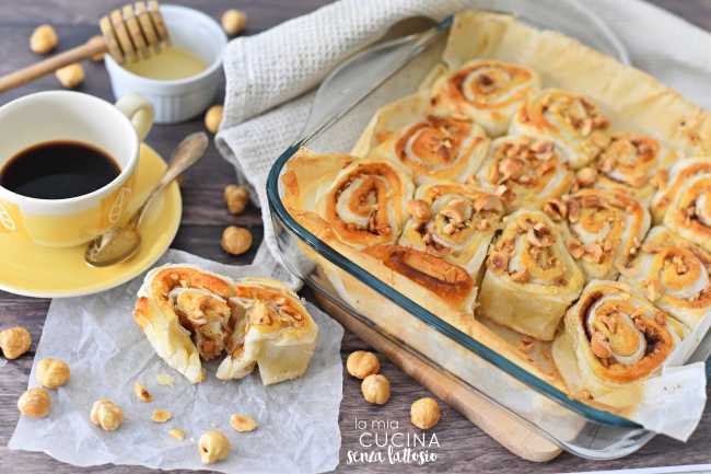 brioches cannella e nocciole