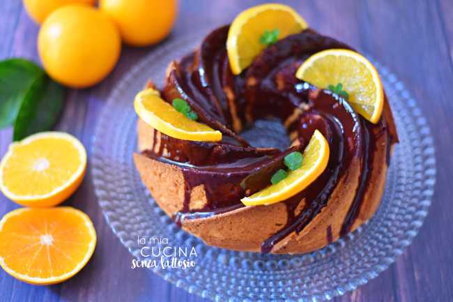 torta all'arancio senza lattosio