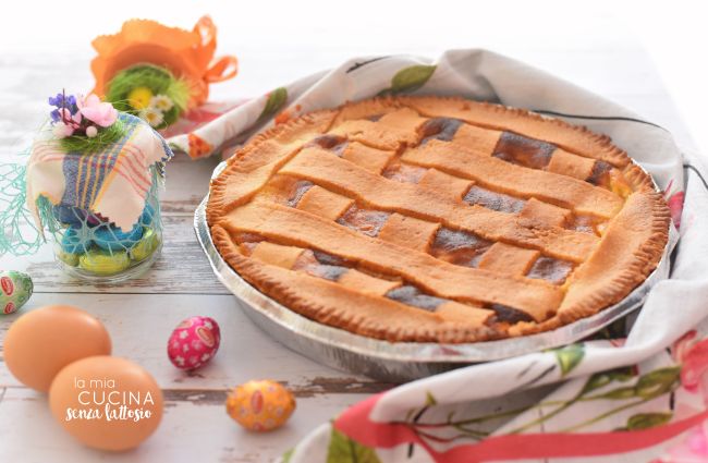 pastiera napoletana senza lattosio