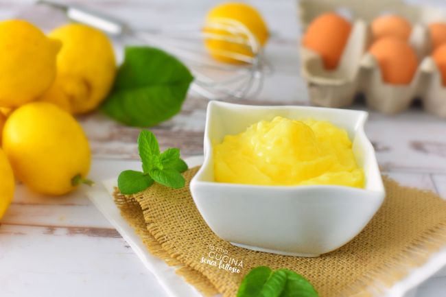 crema al limone senza lattosio